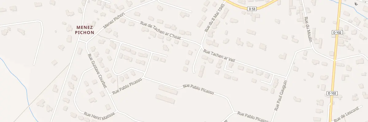 Plan du 14 Rue du Huit Mai 1945 à Plobannalec-Lesconil