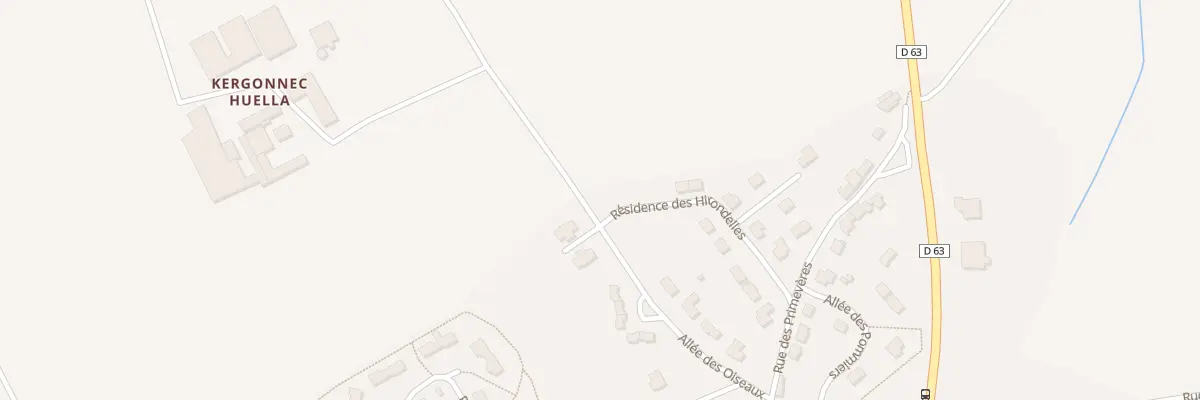 Plan du 1 Res des Hirondelles à Ploéven