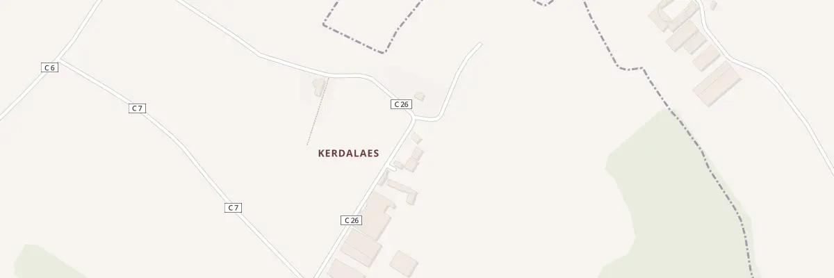 Plan du 4 Kerdalaes à Trémaouézan