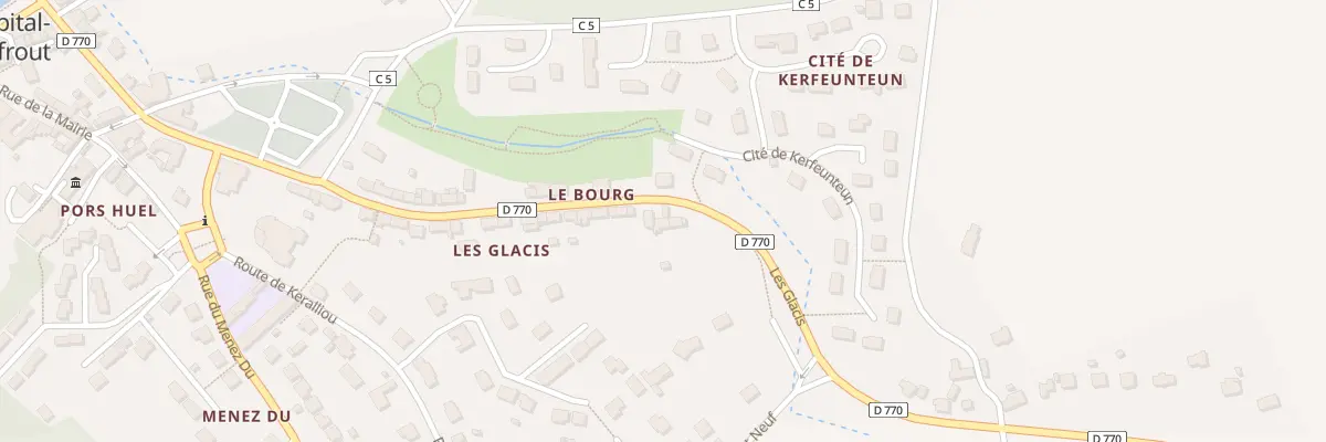 Plan du 31 Les Glacis à Hôpital-Camfrout