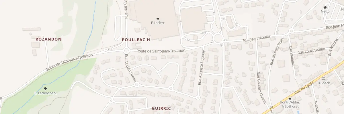 Plan du 11 Rue Colonel Arnaud Beltrame à Pont-l’Abbé