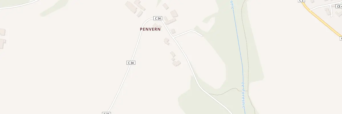 Plan du 6 Penvern à Plouédern