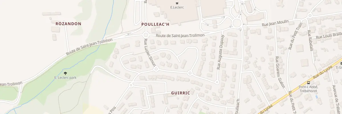 Plan du 6B Rue Colonel Arnaud Beltrame à Pont-l’Abbé