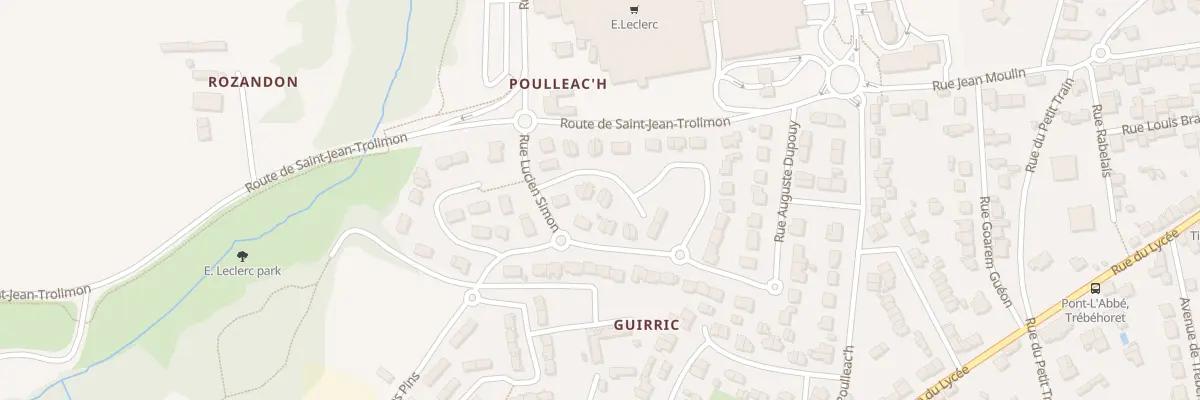 Plan du 6 Rue Colonel Arnaud Beltrame à Pont-l’Abbé