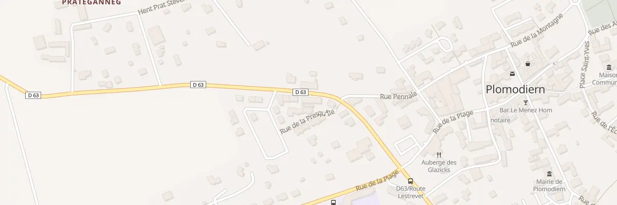 Plan du 15 Rue de la Presqu’île à Plomodiern