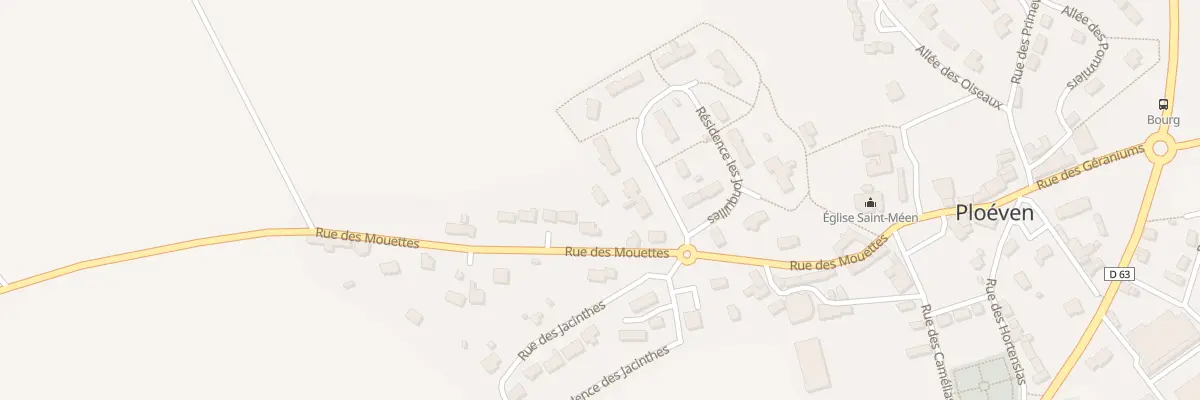 Plan du 10 Rue des Mouettes à Ploéven