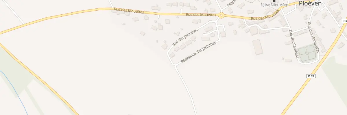 Plan du 6 Rue des Jacinthes à Ploéven