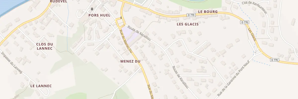 Plan du 4 Rte de Kéralliou à Hôpital-Camfrout