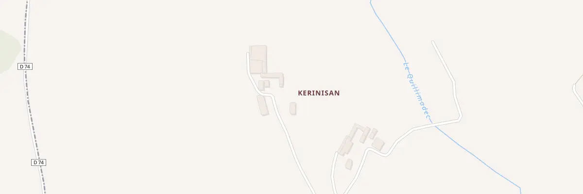 Plan du 309 Rte de Kerinizan à Plounéventer