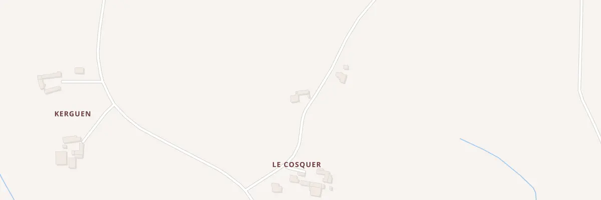 Plan du 16 Le Cosquer à Plobannalec-Lesconil