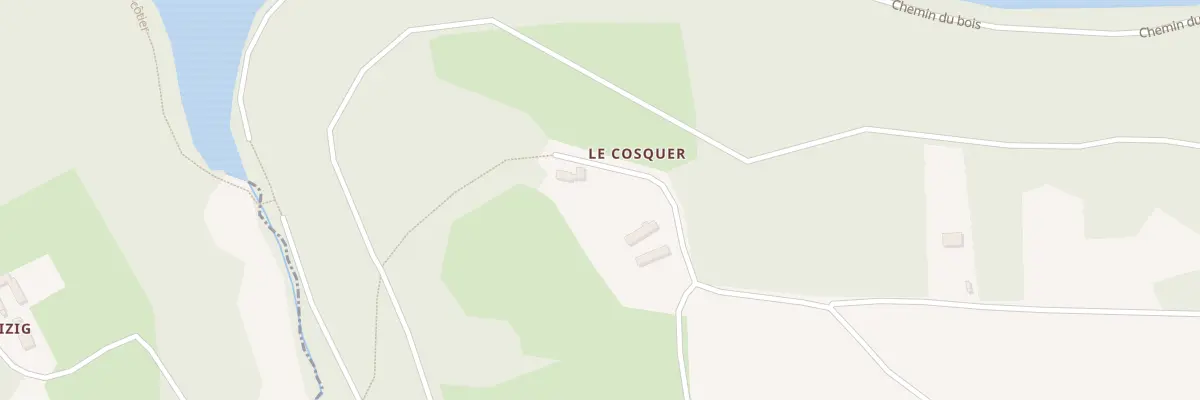 Plan du 1981 Le Cosquer à Trégarvan