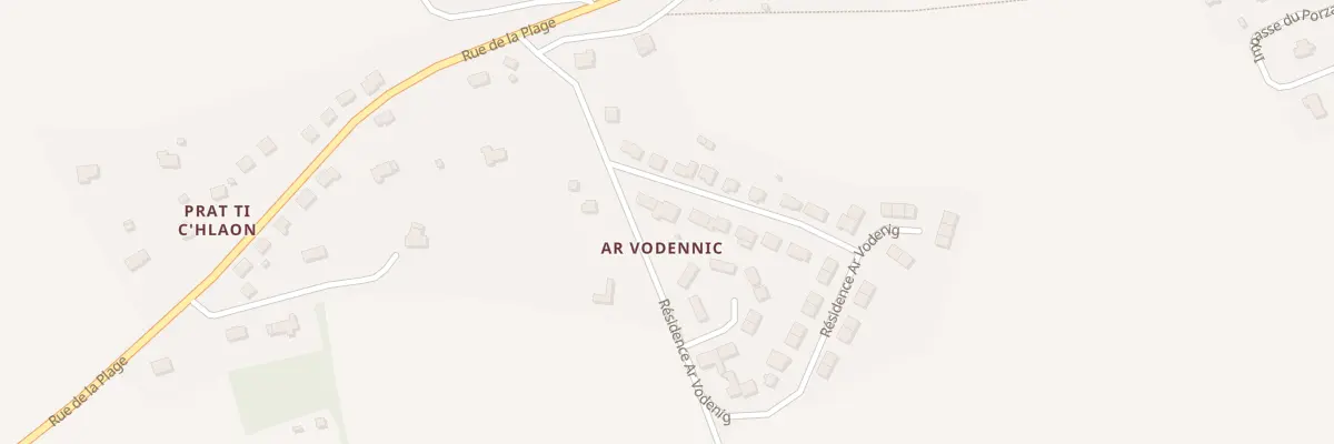 Plan du 4 Res Ar Vodenig à Plomodiern