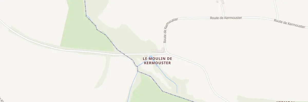 Plan du 85 Moulin de Kermouster à Guengat