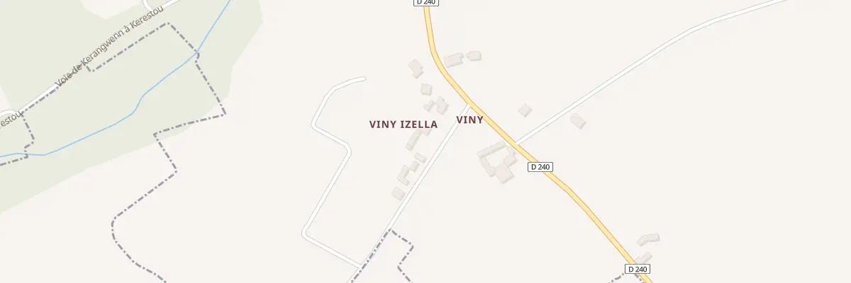 Plan du 372 Viny Izella à Plogastel-Saint-Germain