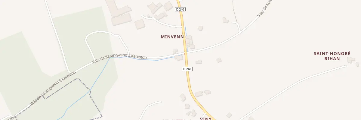 Plan du 381 Minven à Plogastel-Saint-Germain