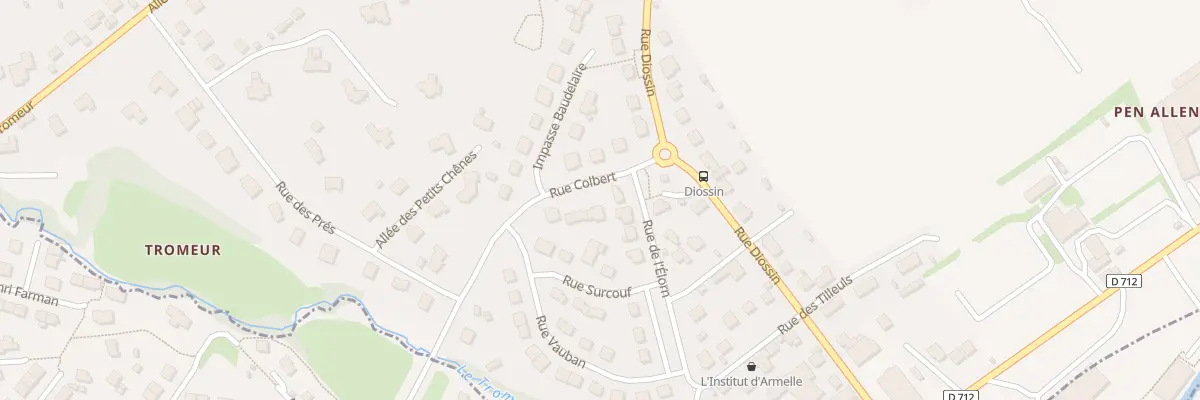 Plan du 1 Rue Colbert à Plouédern