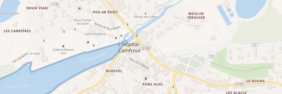Plan du 60 Rue Emile Salaun à Hôpital-Camfrout