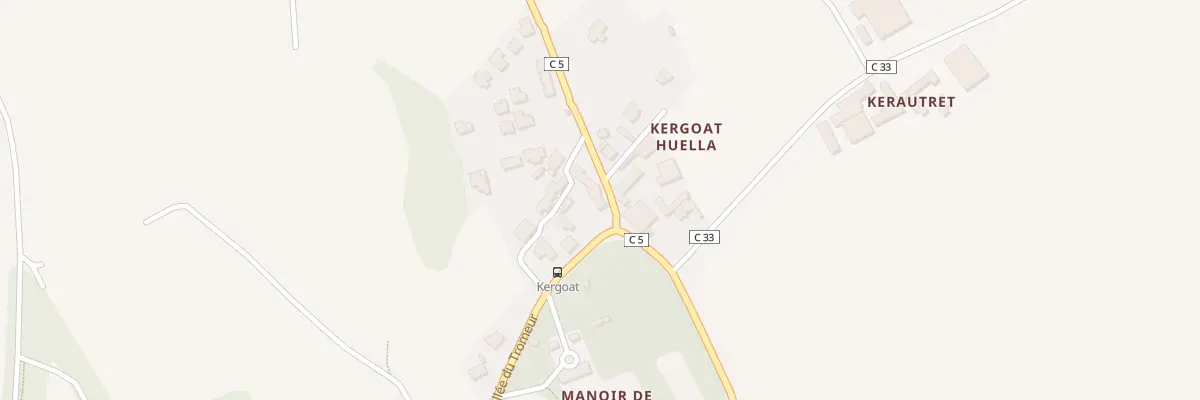Plan du 6 Kergoat Huella à Plouédern