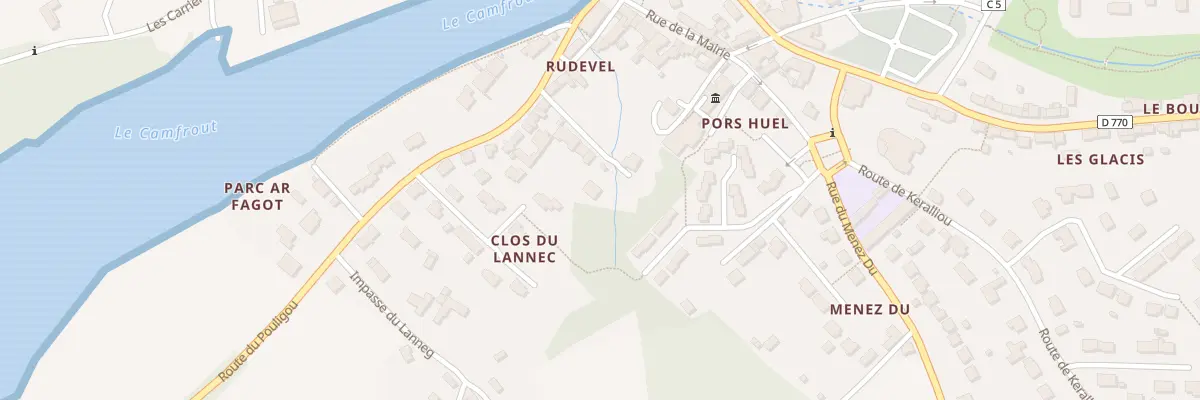 Plan du 3 Imp du Lavoir à Hôpital-Camfrout