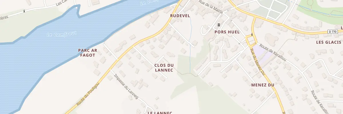 Plan du 81 Imp du Clos du Lanneg à Hôpital-Camfrout