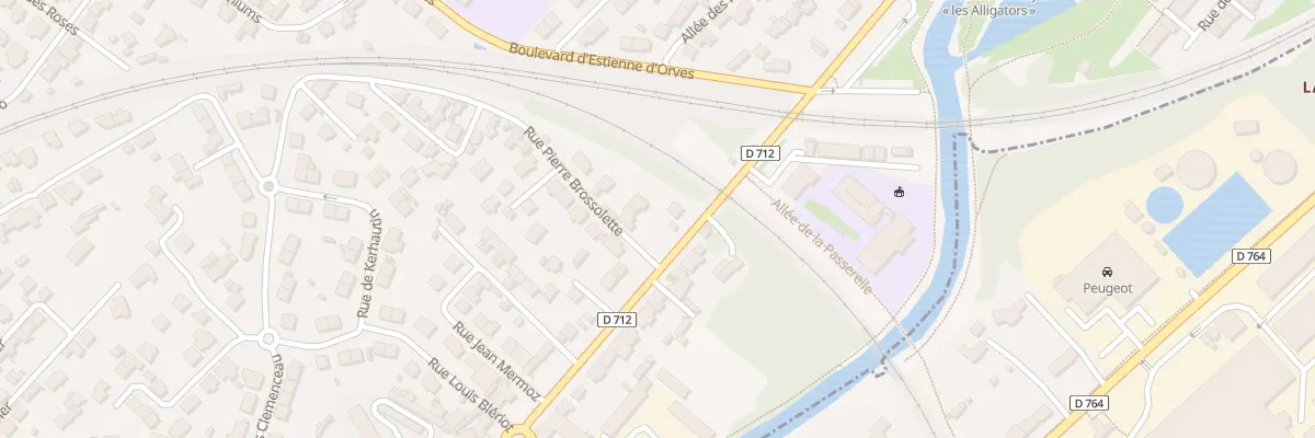 Plan du 99 Rue de la Tour d’Auvergne à Landerneau