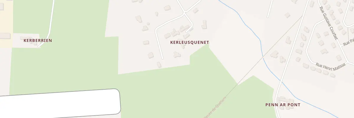 Plan du 23 Vc Hent Kerleusquenet à Plobannalec-Lesconil