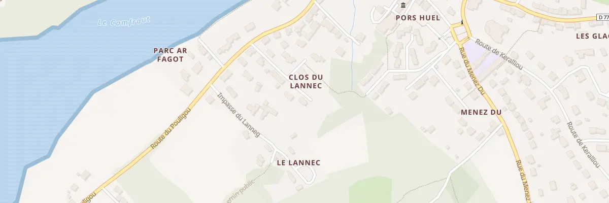Plan du 7 Clos du Lanneg à Hôpital-Camfrout