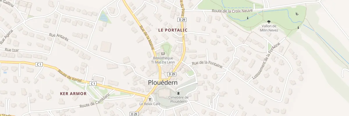 Plan du 56 Rte du Pont à Plouédern
