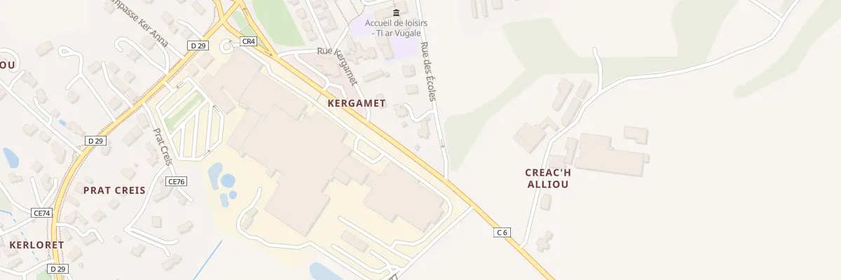 Plan du 16 Kergamet à Plouédern