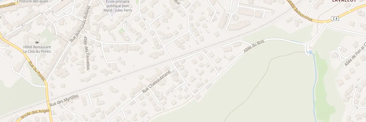 Plan du 125 Rue Brizeux à Landerneau