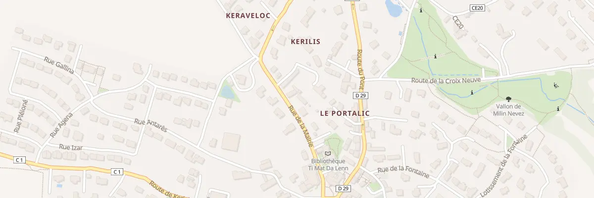 Plan du 151 Rue de la Mairie à Plouédern
