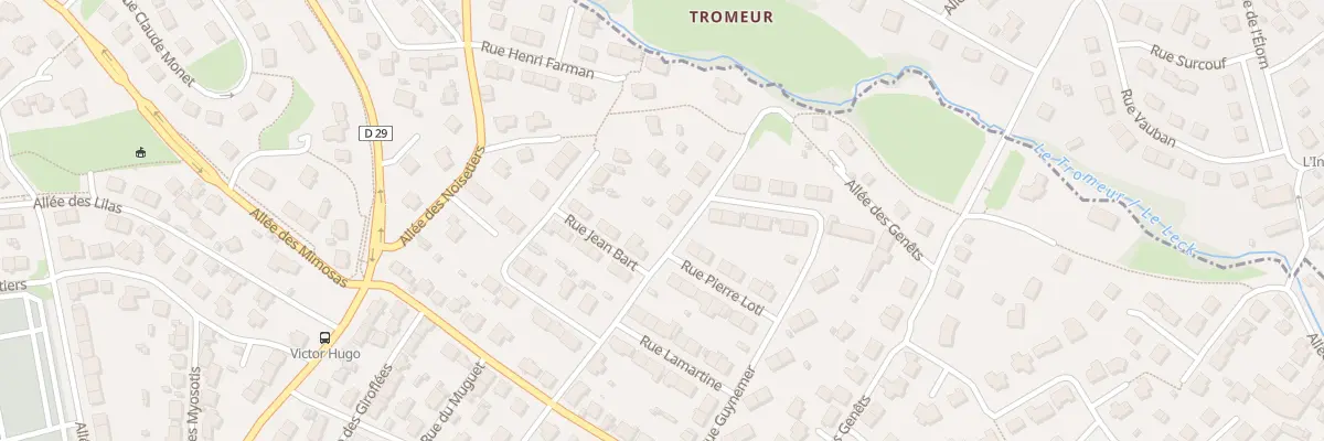Plan du 43 Rue Roger Salengro à Landerneau