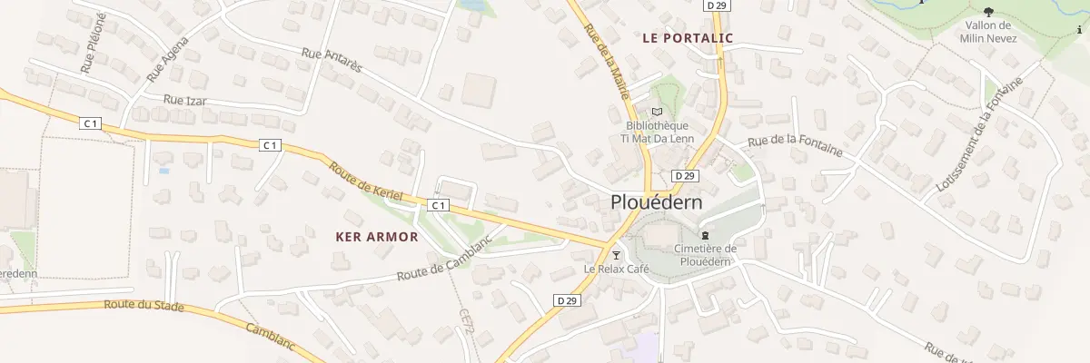 Plan du 32 Rue du Verger à Plouédern