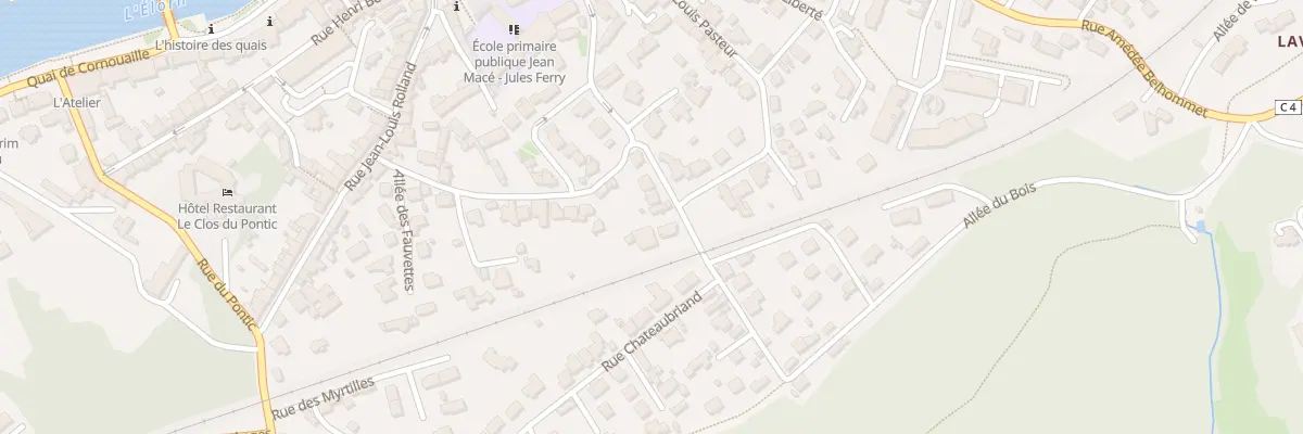 Plan du 26 Rue André Millour à Landerneau