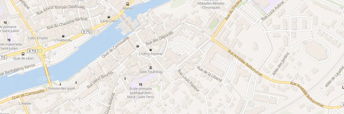 Plan du 23 Rue de la Libération à Landerneau