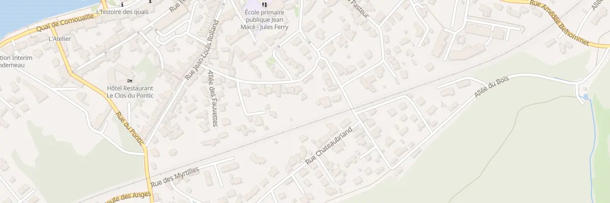 Plan du 22 Rue Marc Sangnier à Landerneau