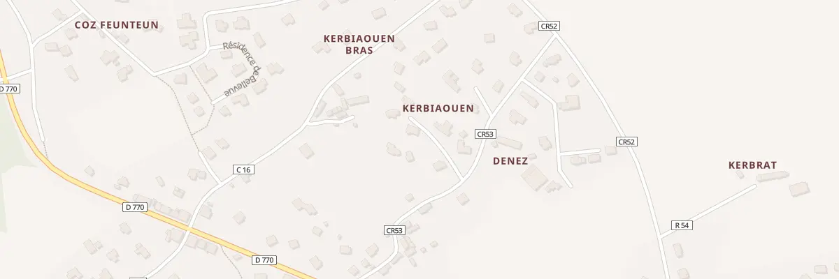Plan du 263 Rue de Denes à Hôpital-Camfrout