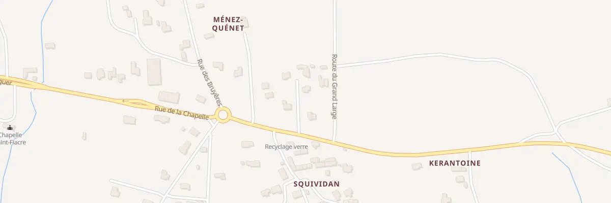 Plan du 5512F Menez Quenet à Treffiagat
