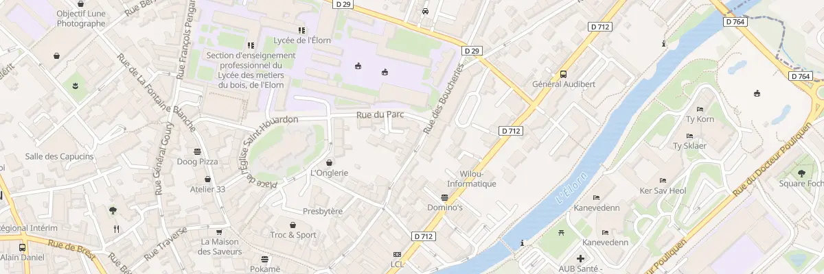 Plan du 31 Rue des Boucheries à Landerneau