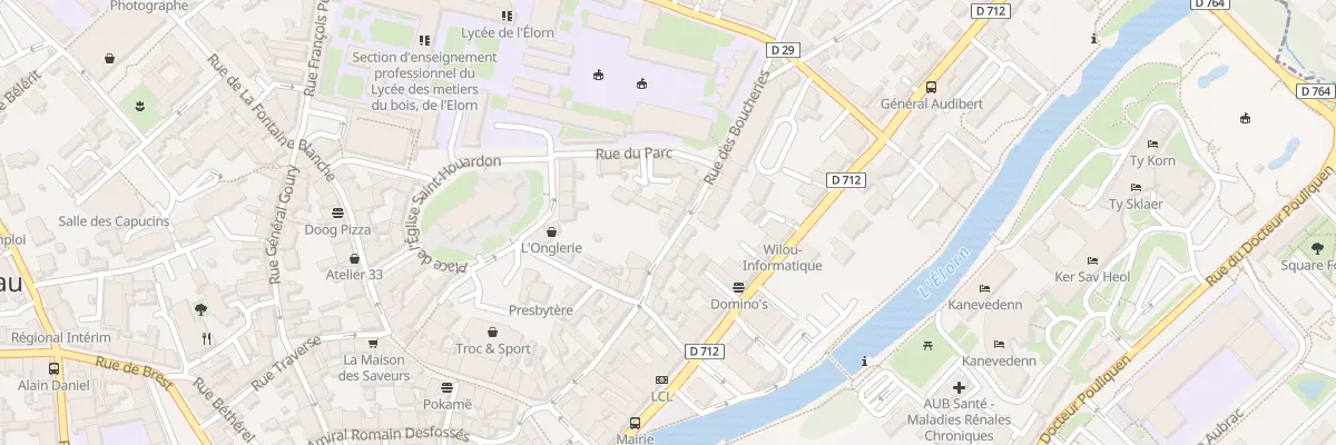 Plan du 27 Rue des Boucheries à Landerneau