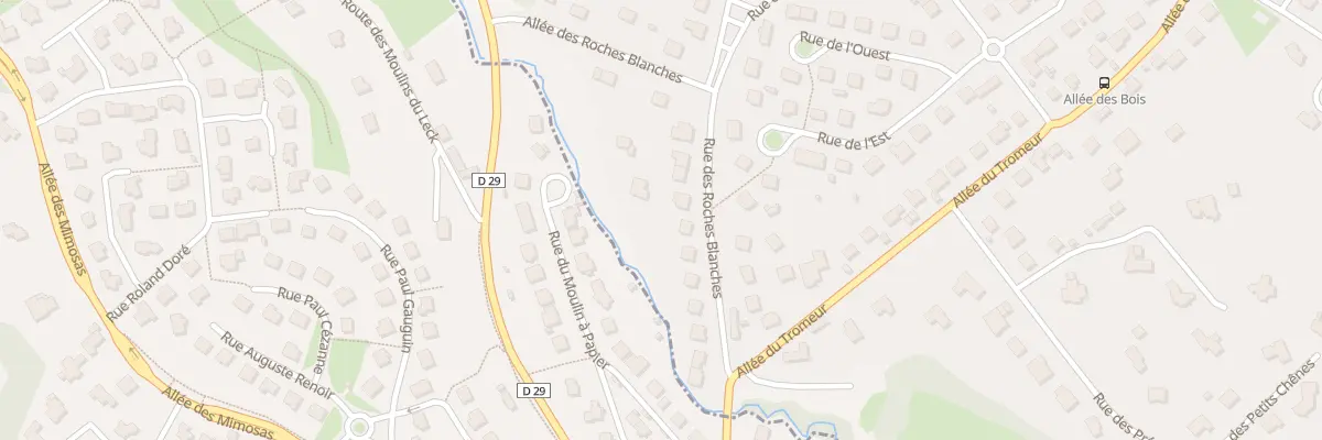 Plan du 13 Rue des Roches Blanches à Plouédern