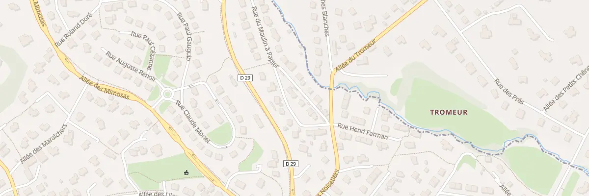 Plan du 8 Rue Clément Ader à Landerneau
