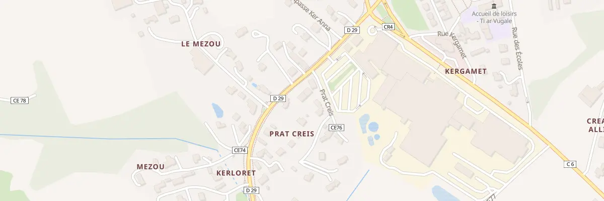 Plan du 422 Rte de la Laiterie à Plouédern