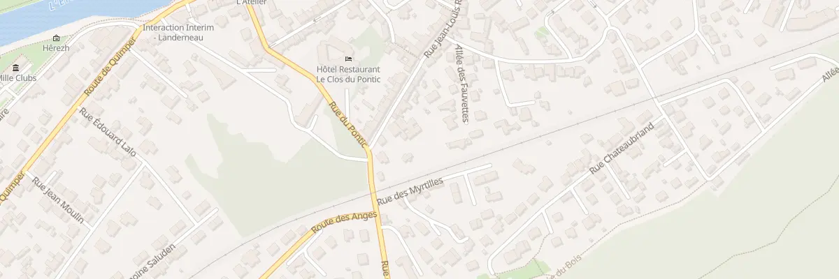 Plan du 59B Rue Jean-Louis Rolland à Landerneau