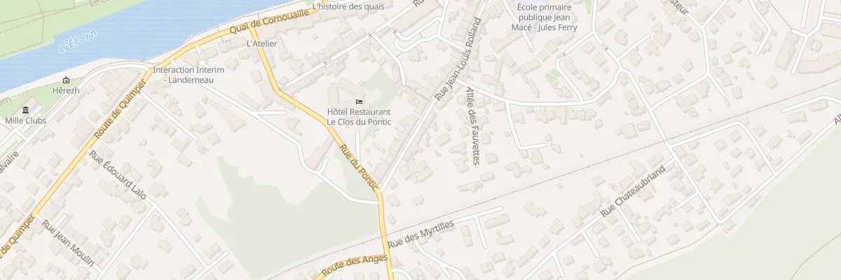 Plan du 55 Rue Jean-Louis Rolland à Landerneau