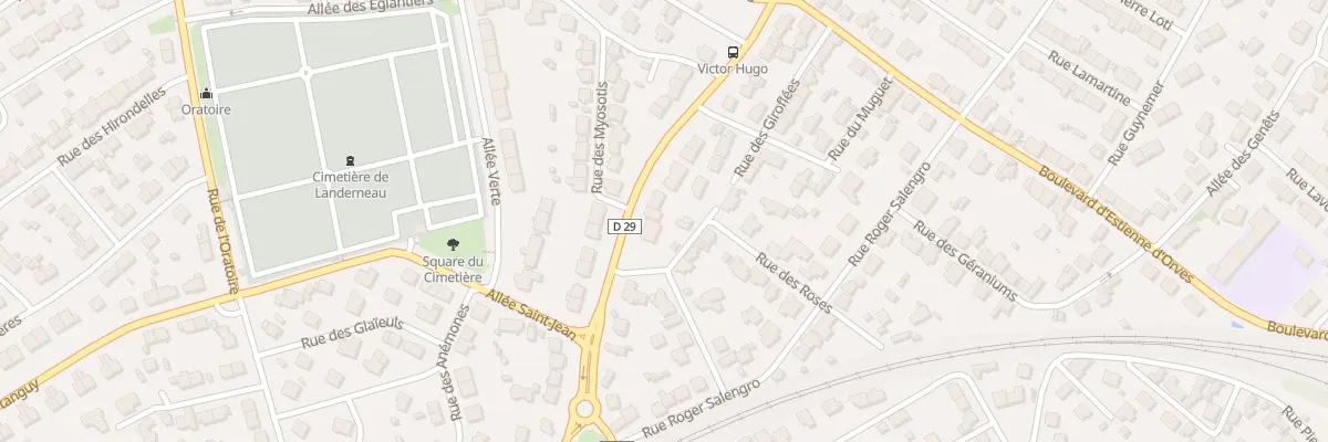Plan du 3 Rue des Giroflées à Landerneau