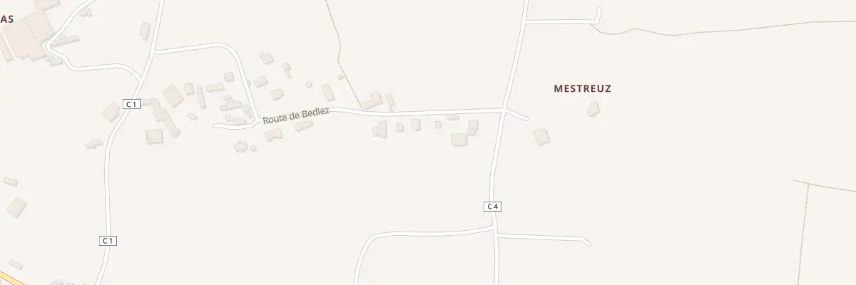 Plan du 69 Mestreuz à Tréflez