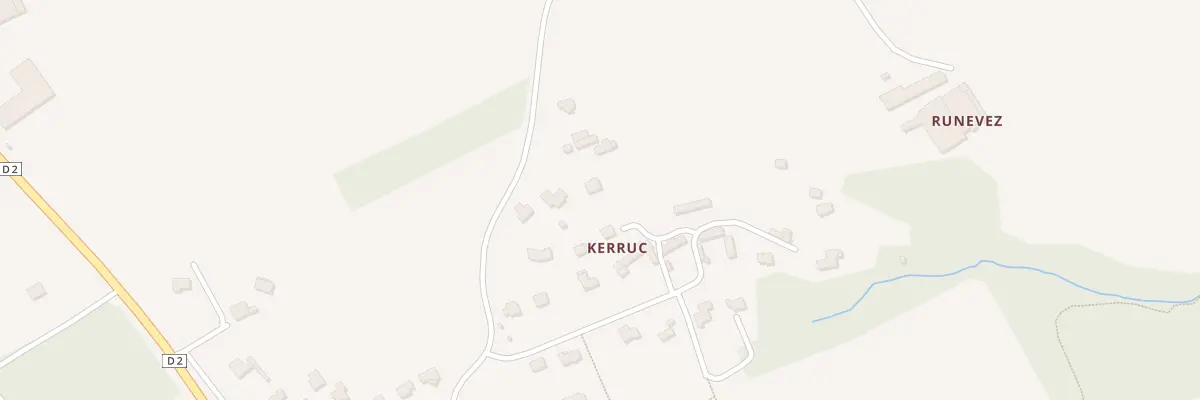 Plan du 9 Kerruc Vian à Plonéour-Lanvern