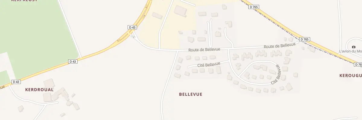 Plan du 162 Ham de Bellevue à Gourlizon