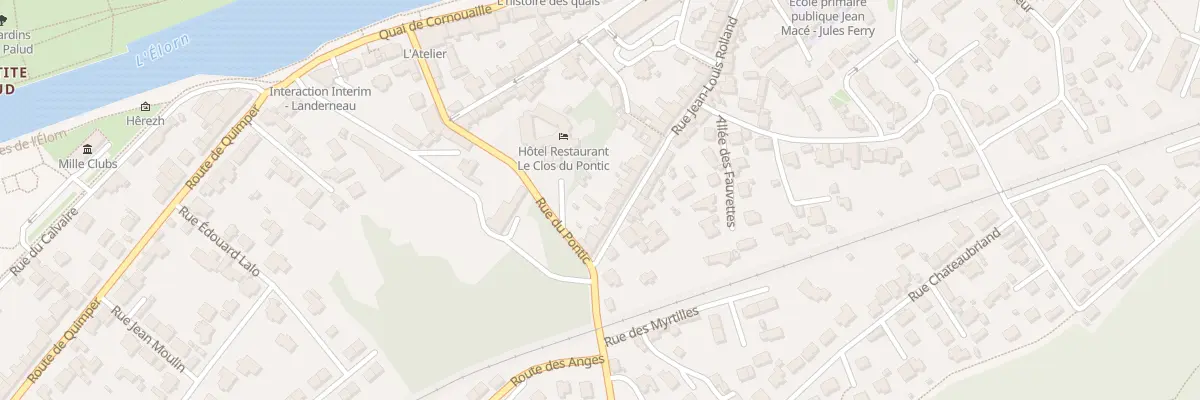 Plan du 50 Rue Jean-Louis Rolland à Landerneau